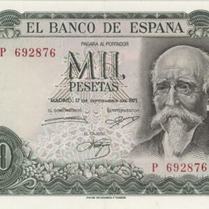 Espagne 1000 Pesetas 1971