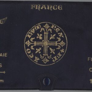 France série 1980 (Fdc) avec 50 Francs Hercule 1980 en argent
