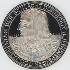 Autriche 100 Schilling 1978 Bataille de Marchfeld (-unz) en argent
