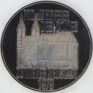 Autriche 100 Schilling 1979 Wiener Neustadt (-unz) en argent