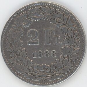 2 Francs 1886 (s)