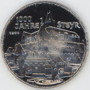 Autriche 500 Schillings 1980 Steyr (-unz) en argent
