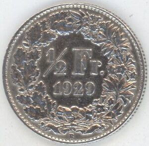 50 Centimes 1929 (ss+)