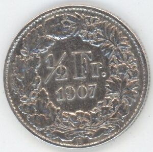 50 Centimes 1907 (ss)