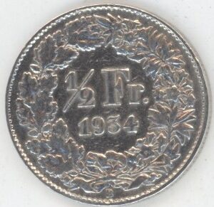 50 Centimes 1934 (ss)