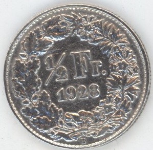 50 Centimes 1928 (ss)