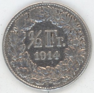 50 Centimes 1914 (ss)