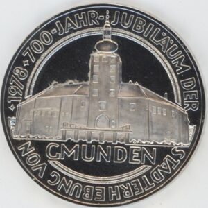 Autriche 100 Schilling 1978 Gmunden (-unz) en argent