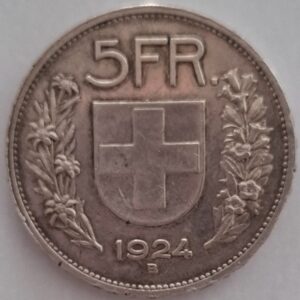 5 Francs 1924 (ss+)