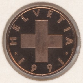 1 Centime 1991 (vz-unz)