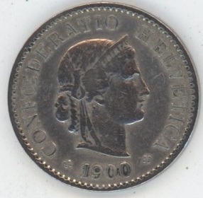 5 Centimes 1900 (s-ss)