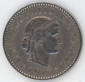 5 Centimes 1917 (ss)