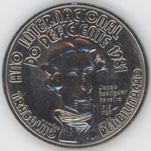 Portugal 100 Escudos 1981 Année internationale des personnes handicapées (vz)