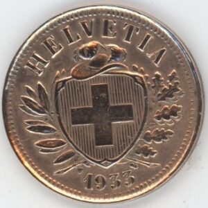 2 Centimes 1933 (ss-vz)
