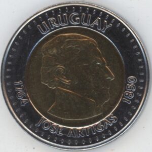 Uruguay 10 Pesos 2000 Artigas (vz)