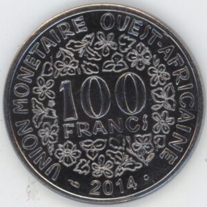 États de l'Afrique de l'Ouest 100 Francs 2014 (vz-unz)