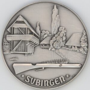 Médaille de Tir Subingen 25 Jahre Kleinkaliberschutzen (-unz)