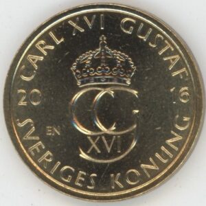 Suède 5 Kronor 2016 Carl XVI Gustaf (vz)