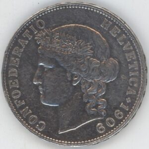 5 Francs 1909 (ss)