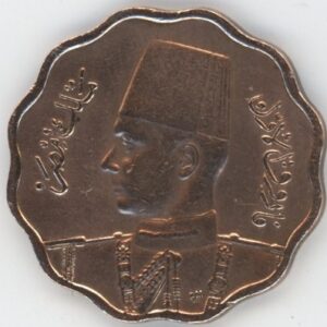 Egypte 10 Milliemes 1938 (ss)