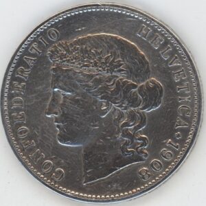 5 Francs 1908 (s-ss)