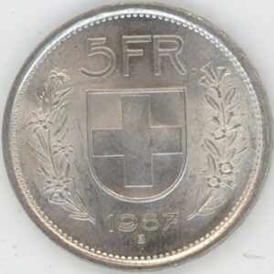 5 Francs 1967 (vz)