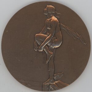 Médaille Aviation Feriam Sidera MCMXX (ss-vz)