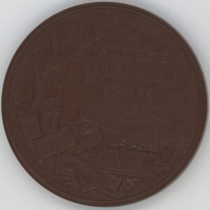 Médaille 1896 Exposition Internationale de Timbres Poste Société Philatélique Genève (-unz)