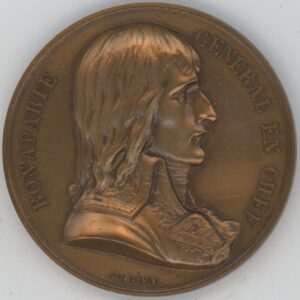 Médaille Bonaparte Général en Chef Napoleon 1er en Egypte (vz)