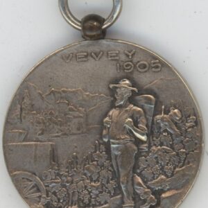 Médaille Fête des Vignerons Vevey 1905 (ss-vz)