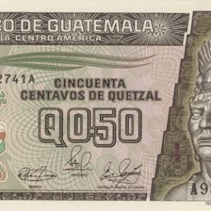 Guatemala 50 Centavos de Quetzal 1989 Neuf