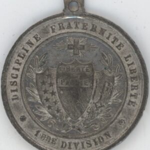 Médaille 1879 Rassemblement des Troupes 1ère Division (ss)
