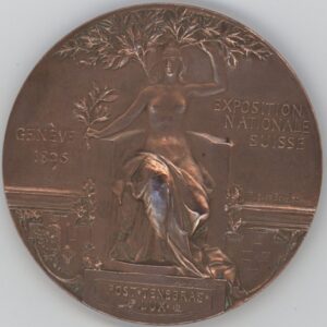Médaille Exposition Nationale Suisse Genève 1896 (vz)