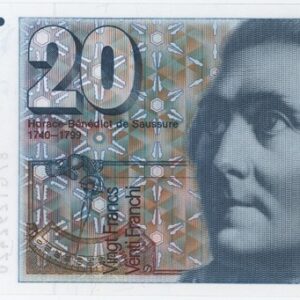 20 Francs 1987 (Saussure) Neuf