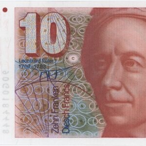 10 Francs 1990 (Leonhard Euler) Neuf