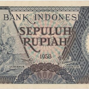 Indonésie 10 Rupiah 1958 Neuf