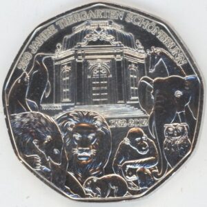 Autriche 5 Euro 2002 Zoo de Schönbrunn (unz) en argent