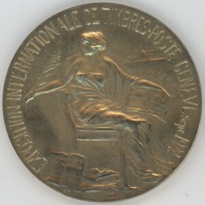 Médaille Exposition Inter. de Timbres Poste Genève 1922 (vz)