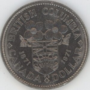 Canada 1 Dollar 1971 Colombie-Britannique (vz)