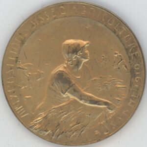Médaille VIIIe Exposition Suisse D'Agriculture Lausanne 1910 (vz) en argent