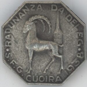 Médaille Cuoira 1938 (vz)