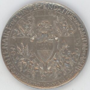 Médaille 1897 Centenaire de l'indépendance du Canton de Vaud (vz) en argent