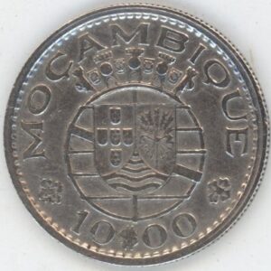 Mozambique Province d'outre-mer du Portugal 10 Escudos 1960 (ss) en argent