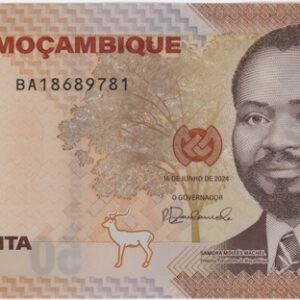 Mozambique 50 Meticais 2024 Neuf