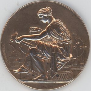 Médaille France Exposition universelle 1889 (ss)