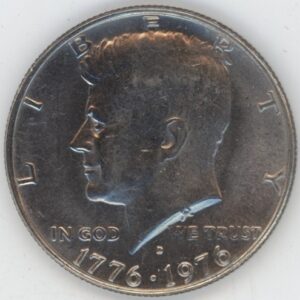 USA Half Dollar 1976 D Kennedy Bicentenial Half Dollar (vz)
