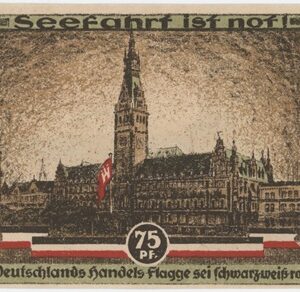 Germany Hamburg 75 Pfennig 1921 Kultur und Sportwoche Hamburg Neuf