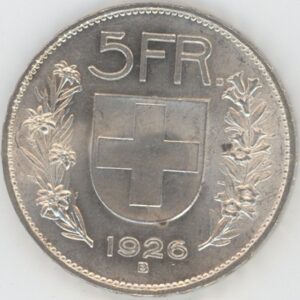 5 Francs 1926 (vz+)