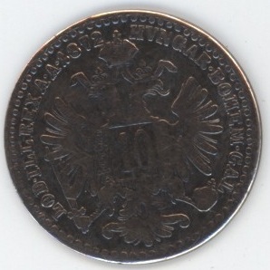 Autriche 10 Kreuzer 1872 Franz Joseph I (s)