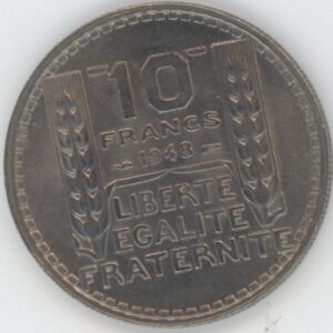 France 10 Francs 1948 Turin (vz-unz)